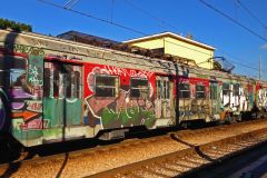 Neapolitan Train-Graffiti