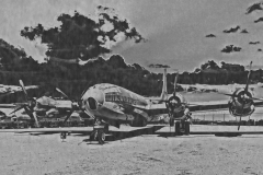 B50 Bomber Lithograph