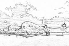 B50 Bomber Sketch