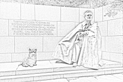Roosevelt-Monument-Sketch